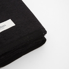 Toalha de rosto 80x48cm 100% algodão preta | Karsten